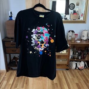 Black Graphic Short Sleeve Tee